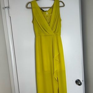 Gorgeous yellow BCBG maxi